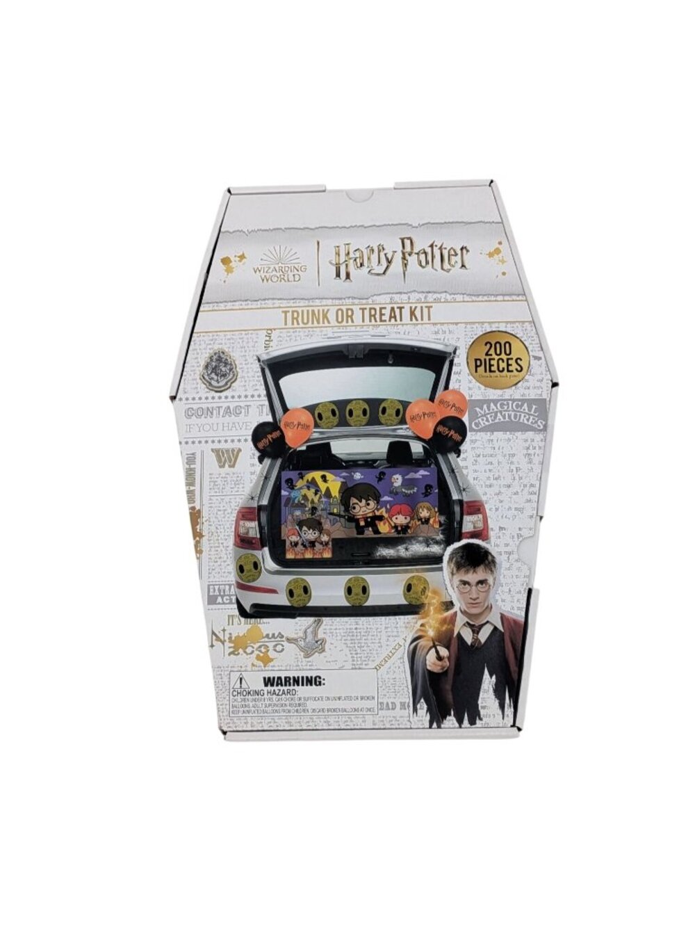 Harry Potter Trunk or Treat Kit 200 Pieces Halloween Party Decoration Set Spooky